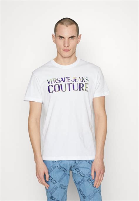 versace jeans couture t shirt 90ziger jahre|Versace Jeans Couture white shirt.